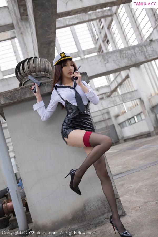 陆萱萱  [XiuRen]高清写真图 2023.04.27 No.6653 陆萱萱 黑丝美腿第2张图片